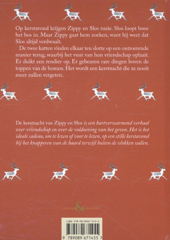 Achterkant van De kerstnacht van Zippy en Slos