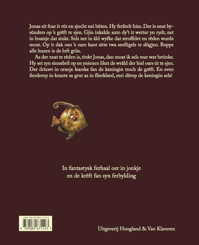 Achterkant van Jonas en de fiskjes fan Kees Poan