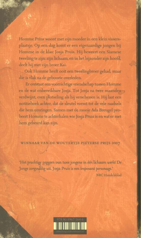 Achterkant van Josja Pruis
