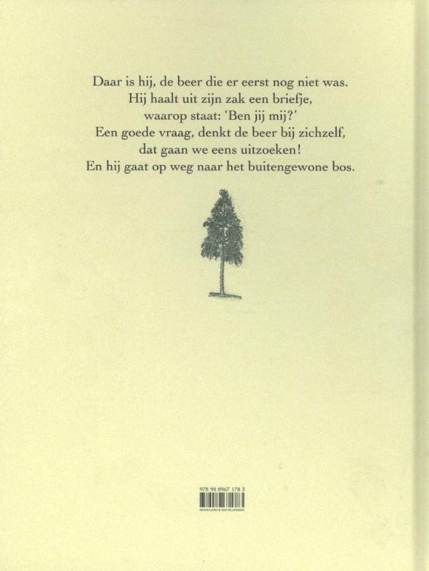 Achterkant van De beer die er niet was