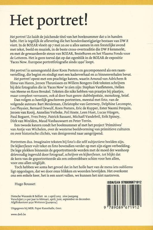 Achterkant van April 2015-2