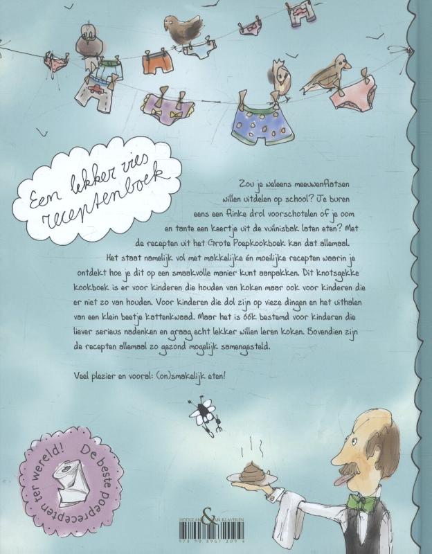 Achterkant van Het grote poepkookboek