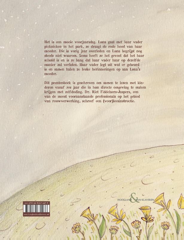 Achterkant van De rode hoed van Luna