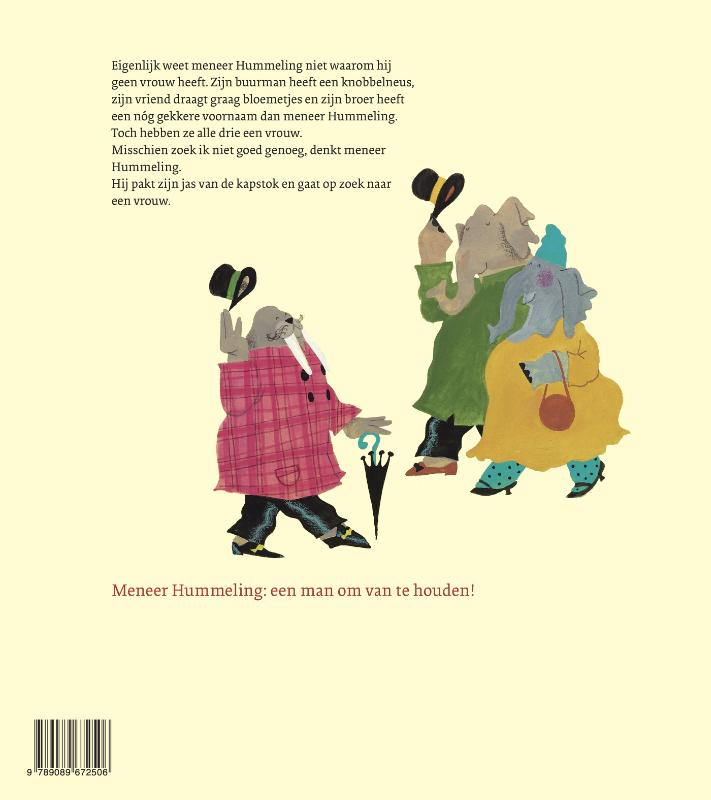 Achterkant van Meneer Hummeling zoekt een vrouw