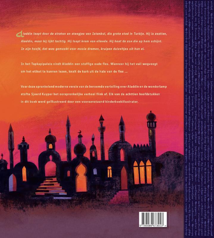 Achterkant van Aladdin