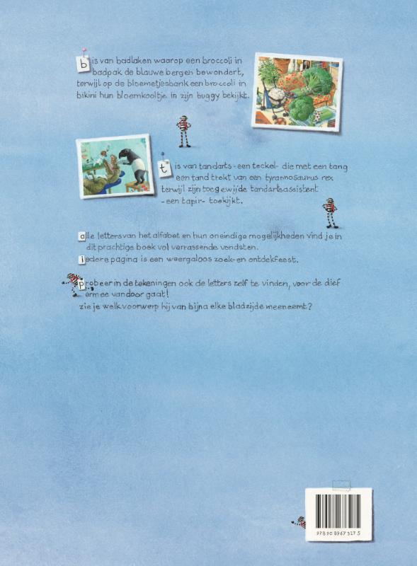 Achterkant van Alfabet