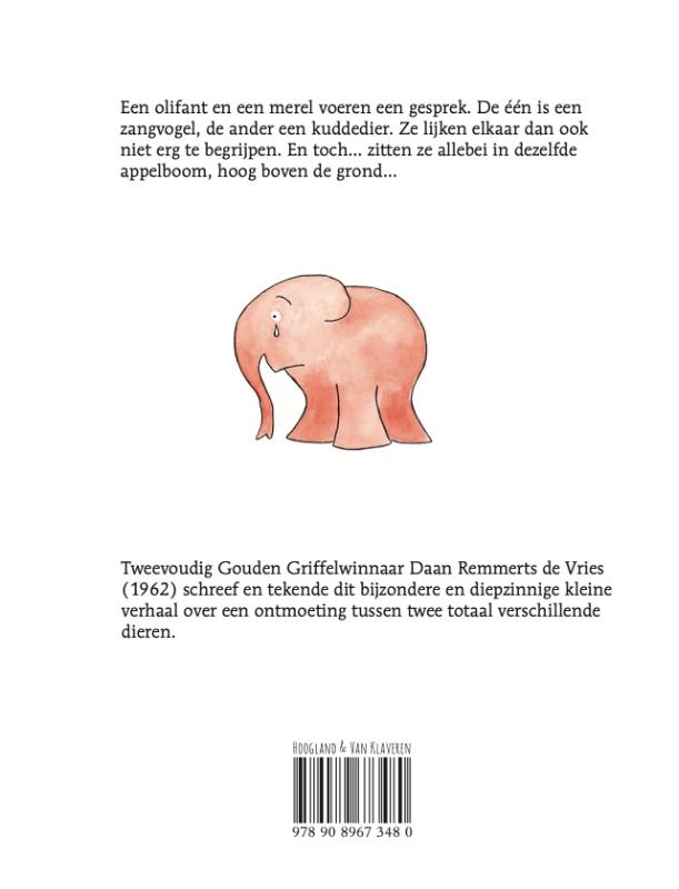 Achterkant van De olifant in de appelboom