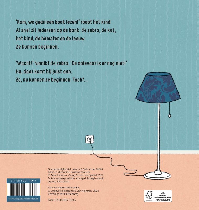 Achterkant van Kom, we gaan een boek lezen!