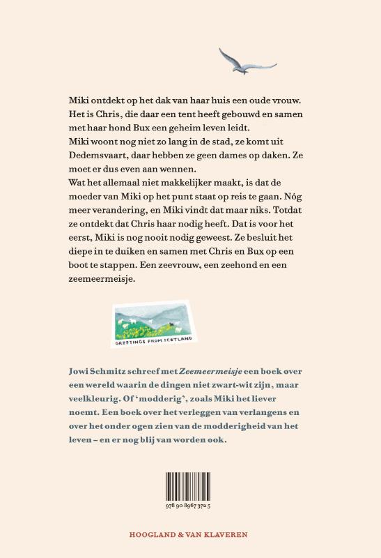 Achterkant van Zeemeermeisje