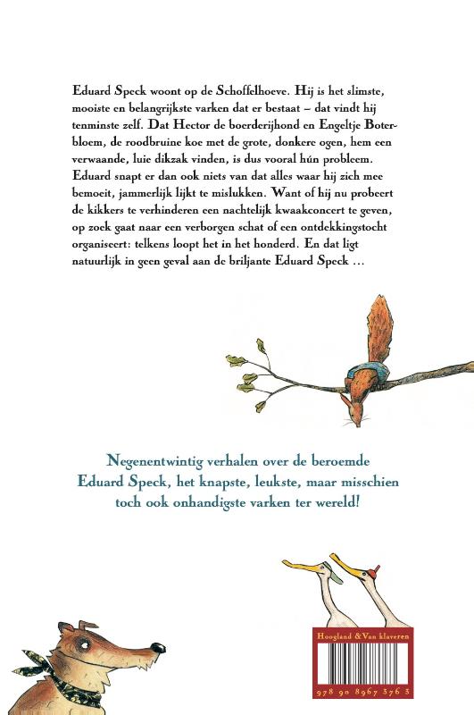 Achterkant van De avonturen van Eduard Speck