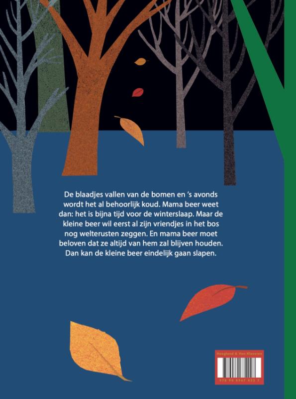 Achterkant van En nu naar bed