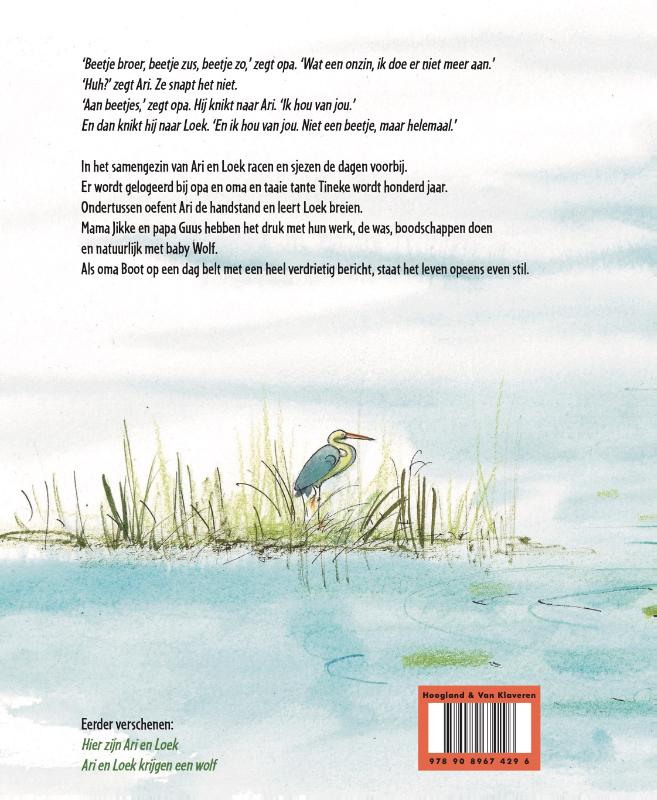 Achterkant van Helemaal Ari en Loek