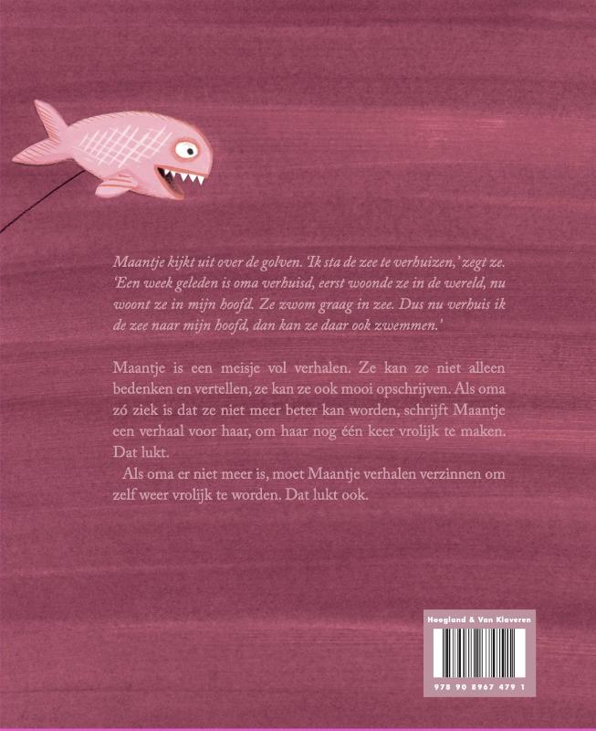 Achterkant van Maantje verhuist de zee