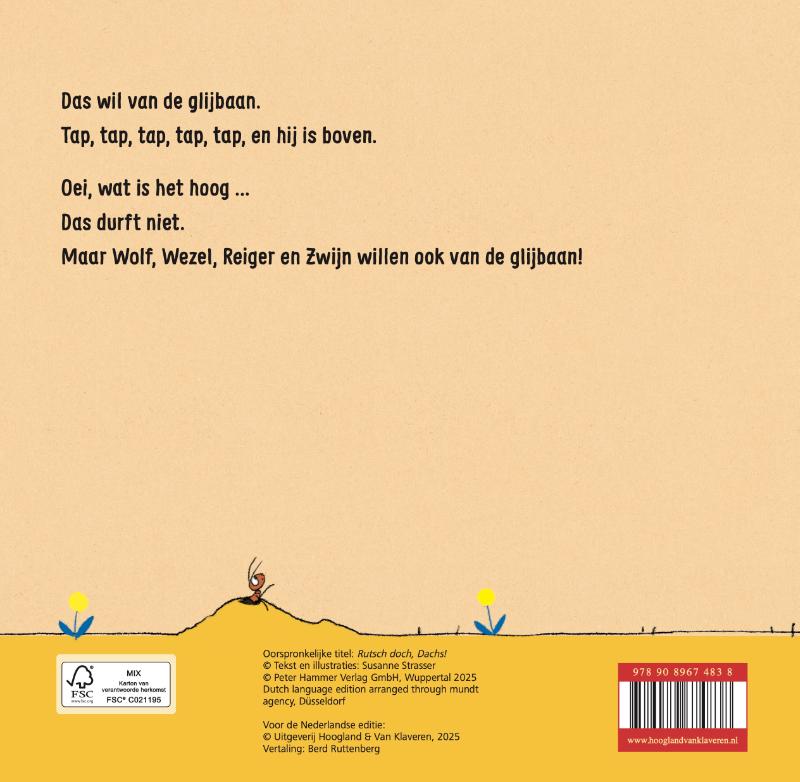 Achterkant van Toe maar, Das!