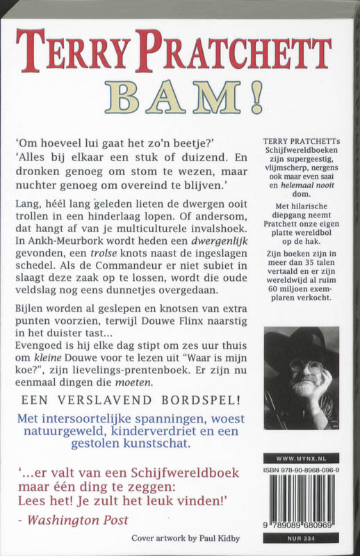 Achterkant van Bam!