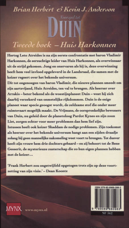 Achterkant van 2 Huis Harkonnen