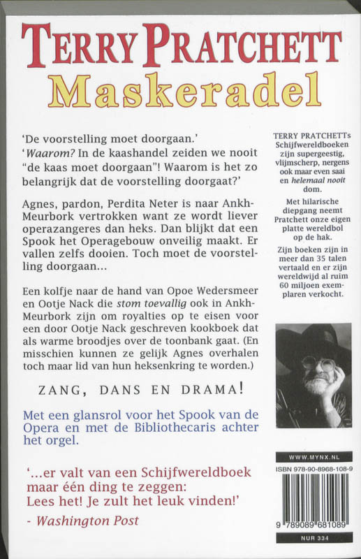 Achterkant van Maskeradel