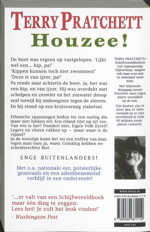 Achterkant van Houzee!