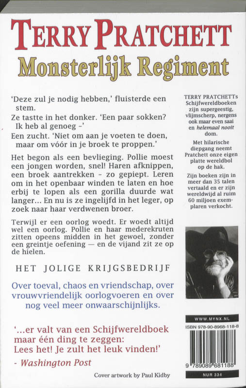 Achterkant van Monsterlijk regiment