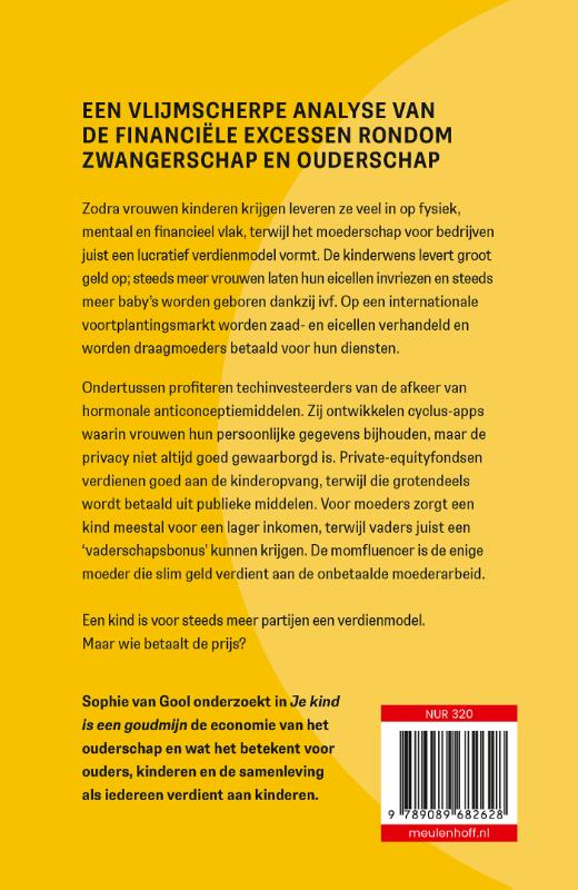Achterkant van Je kind is een goudmijn