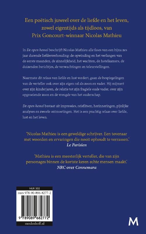 Achterkant van De open hemel