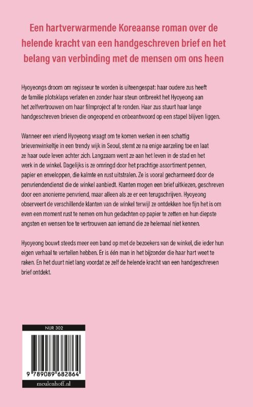 Achterkant van De brievenwinkel van Seoul