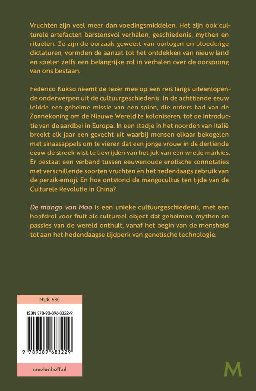 Achterkant van De mango van Mao