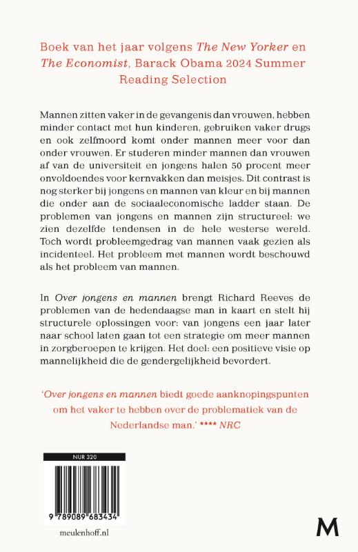 Achterkant van Over jongens en mannen