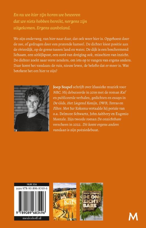 Achterkant van Dit komt ergens anders vandaan