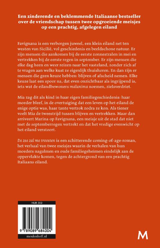 Achterkant van De zee zal me troosten