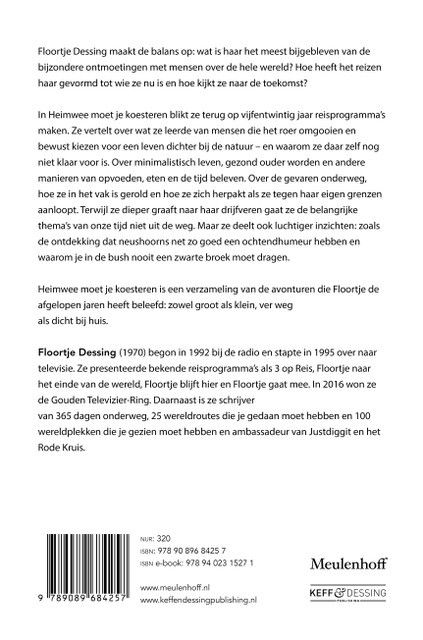 Achterkant van Heimwee moet je koesteren