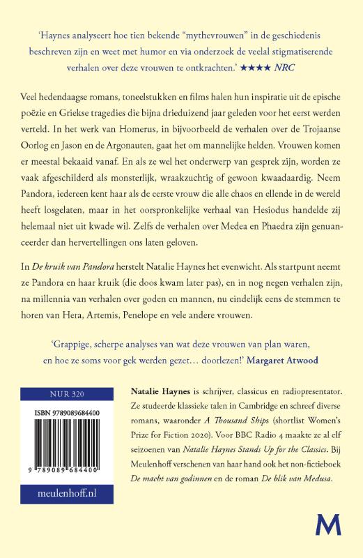 Achterkant van De kruik van Pandora