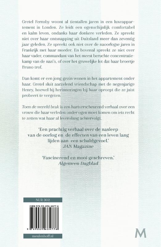 Achterkant van Toen de wereld brak