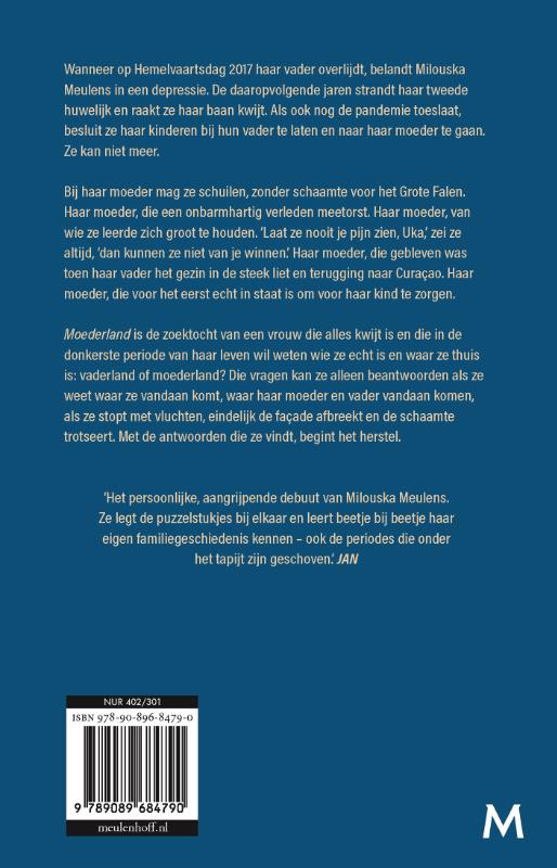 Achterkant van Moederland