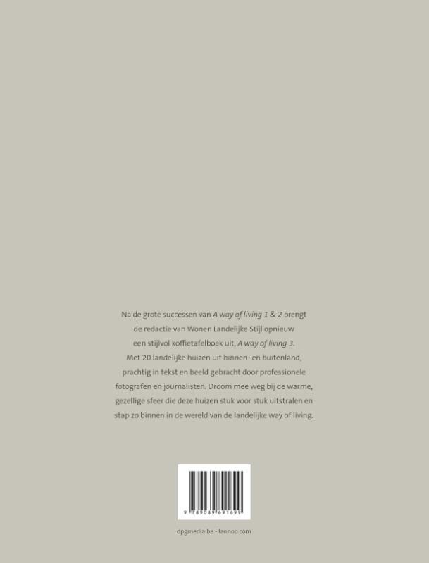 Achterkant van A way of living