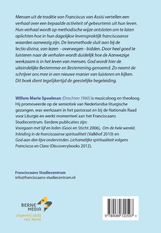 Achterkant van Levende Franciscaanse spiritualiteit