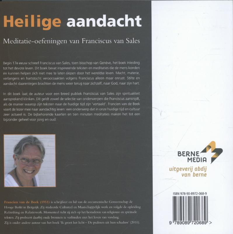 Achterkant van Heilige aandacht
