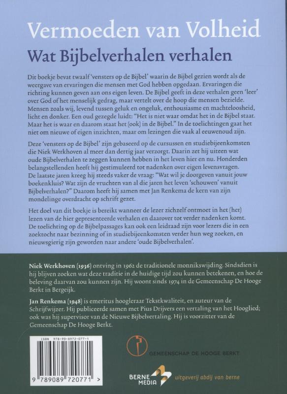 Achterkant van Vermoeden van volheid