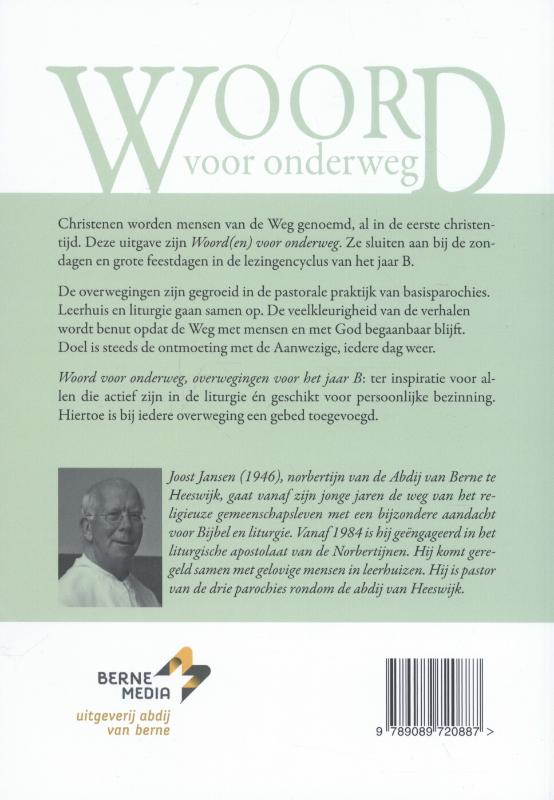 Achterkant van Woord voor onderweg