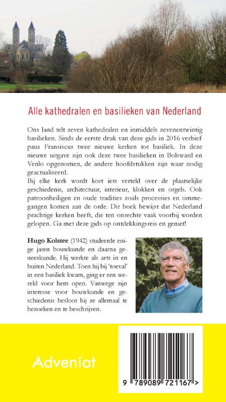 Achterkant van Alle kathedralen en basilieken van Nederland