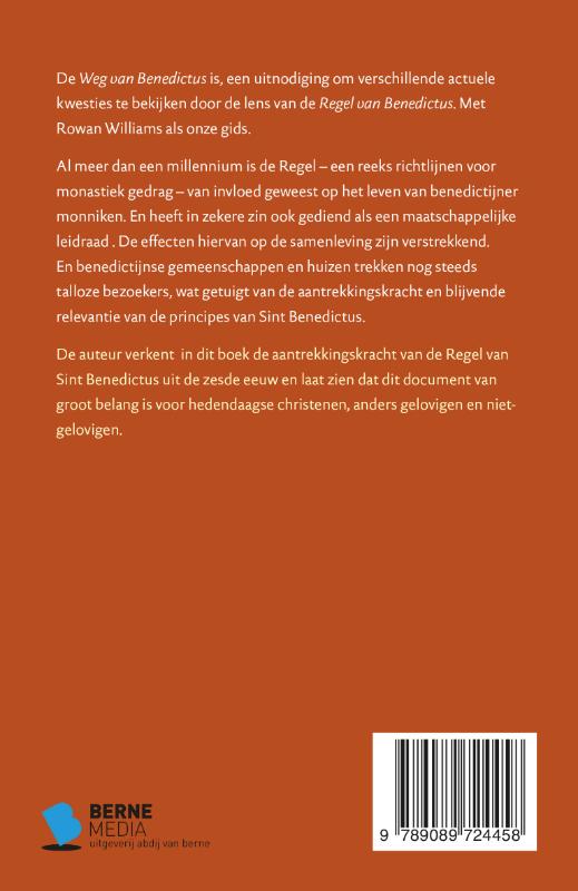 Achterkant van De weg van Benedictus