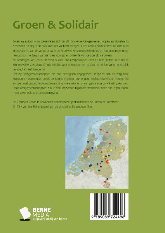 Achterkant van Groen en solidair