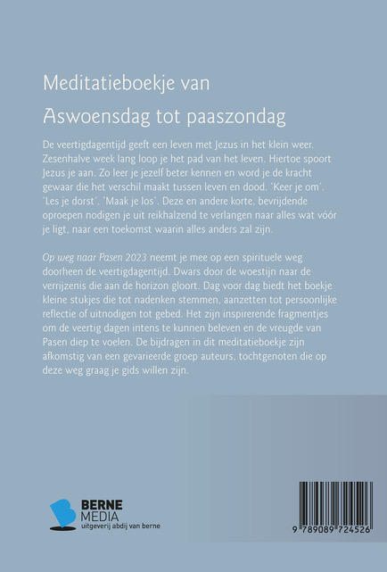 Achterkant van Op weg naar Pasen 2023