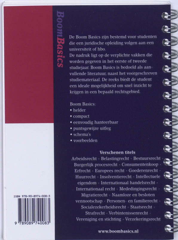 Achterkant van Vereniging en stichting