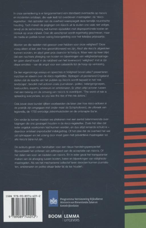 Achterkant van Veiligheid boven alles?
