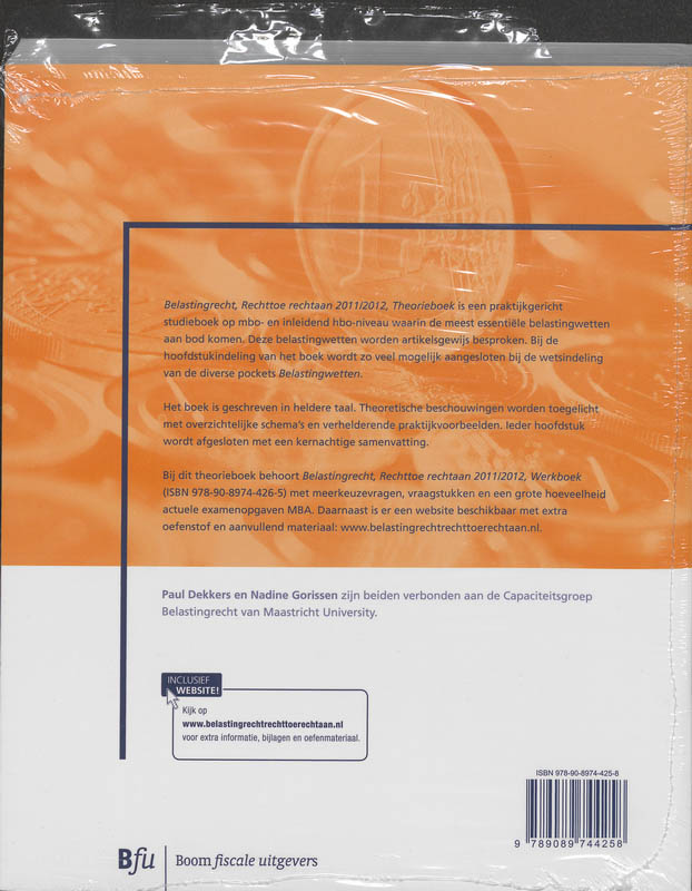 Achterkant van Theorieboek