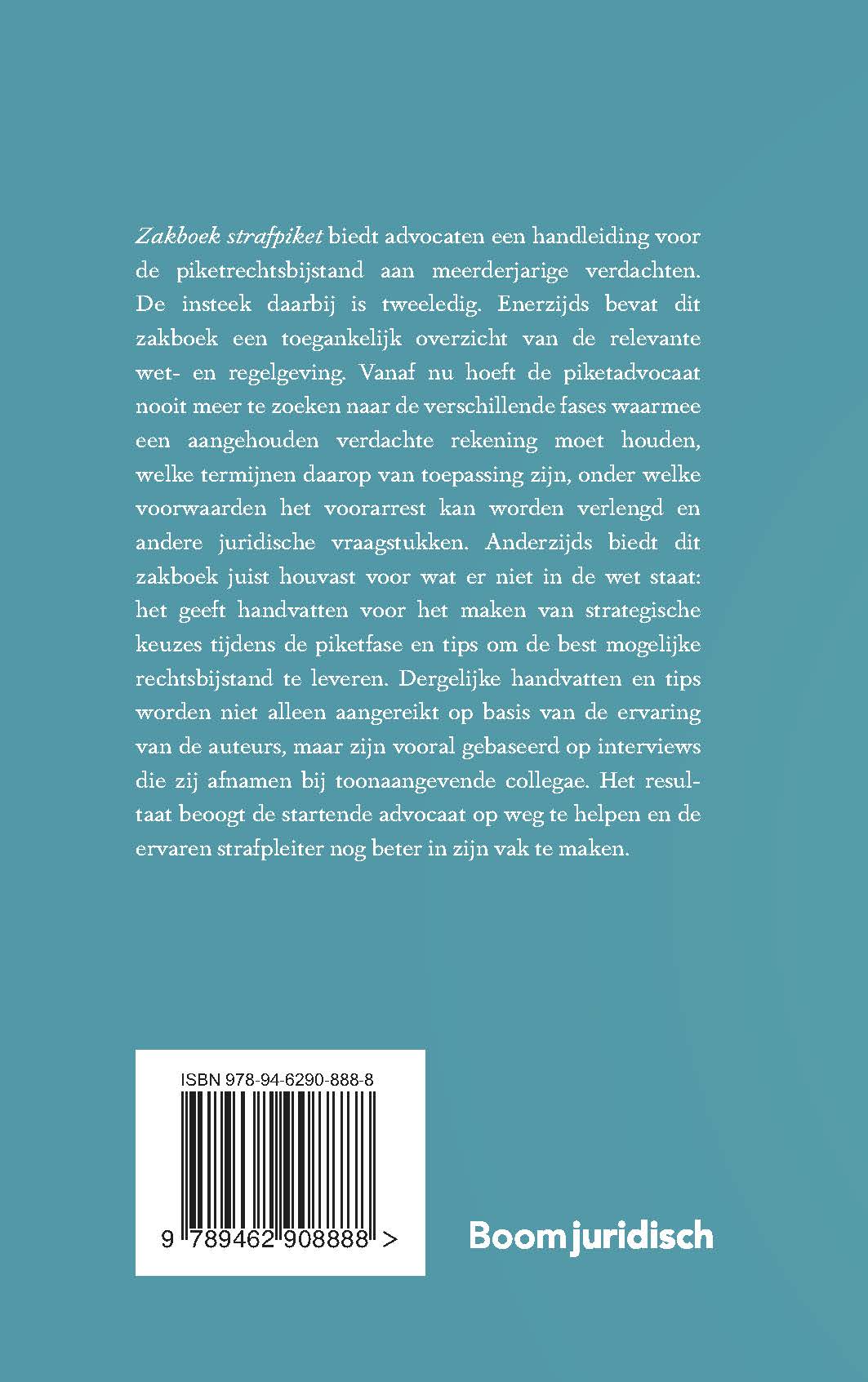 Achterkant van Zakboek strafpiket