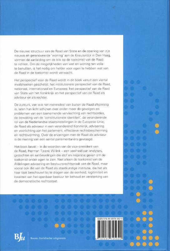 Achterkant van De raad van state in perspectief