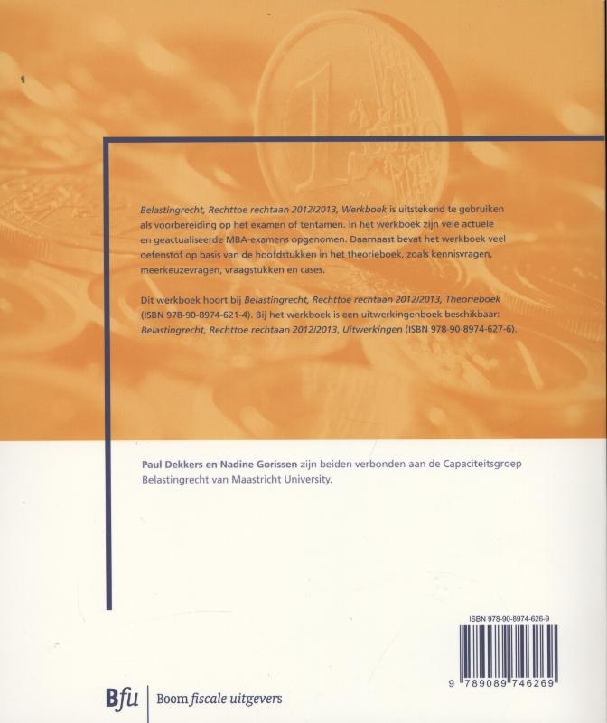 Achterkant van werkboek