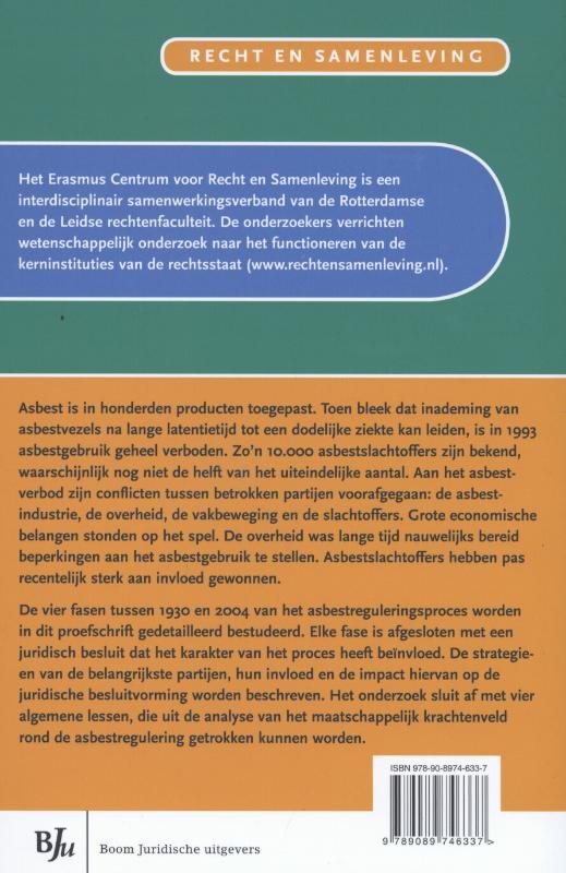 Achterkant van Macht en tegenmacht in de Nederlandse asbestregulering